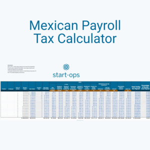 Mexican Payroll Calculator